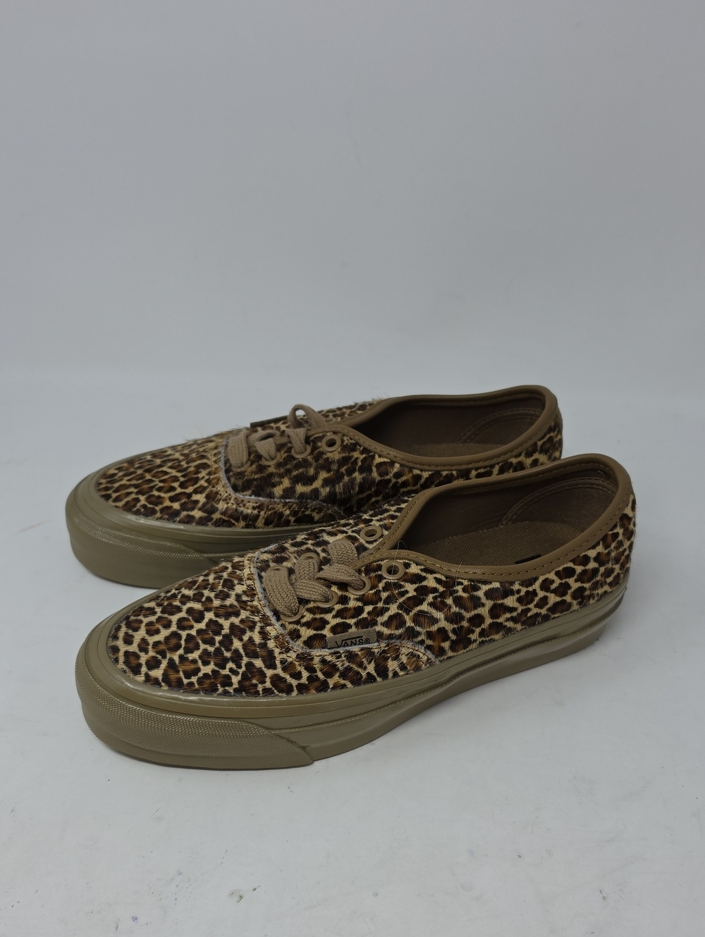 Vans Authentic 44 LX 'Pony Hair Leopard' Sneakers VN000D5KEQR Women's Size 6